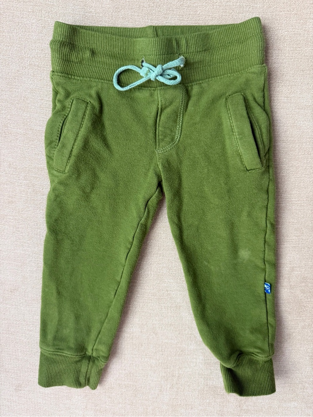 Kickee Pants Fleece Joggers in Moss